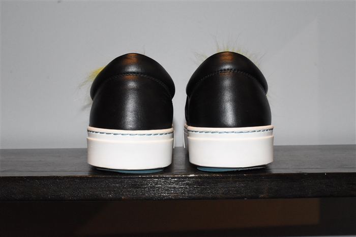 Black Leather Fendi Sneaker, size 7.5