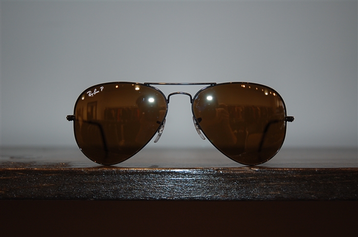 Shiny Black Ray Ban Sunglasses, size O/S
