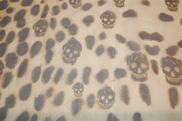 Animal Print Alexander McQueen Silk Scarf, size O/S