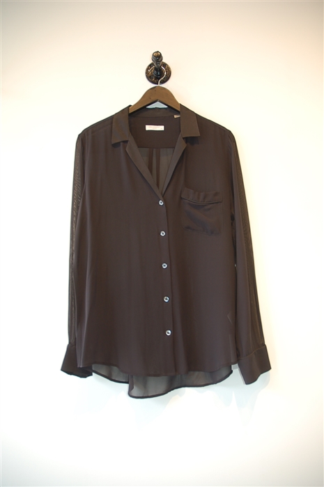 Basic Black Equipment Blouse, size L