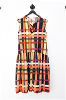 Check Comrags Drop Waist Dress, size L