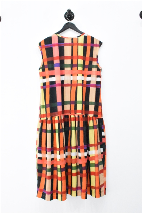Check Comrags Drop Waist Dress, size L