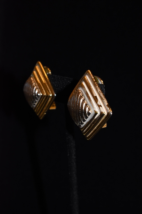 Gold Christian Dior - Vintage Earrings, size O/S