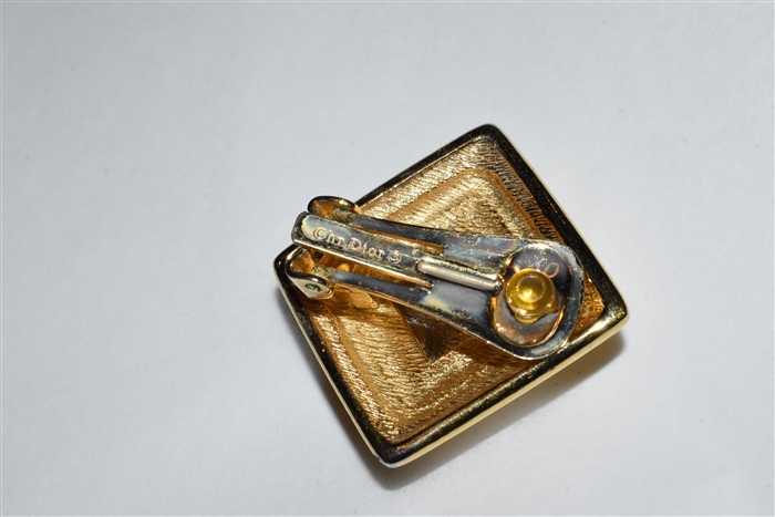 Gold Christian Dior - Vintage Earrings, size O/S