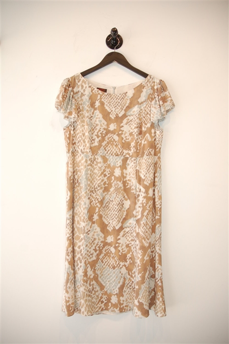 Abstract Print Escada Fit & Flare Dress, size 10