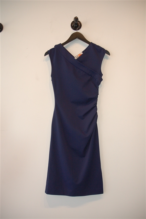 Navy Diane von Furstenberg Sheath Dress, size 0