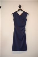 Navy Diane von Furstenberg Sheath Dress, size 0