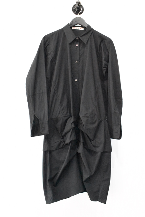 Basic Black Marni Shirt Dress, size 4
