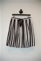Black & White Pink Tartan Pleated Skirt, size 8