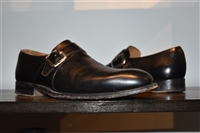 Black Leather Church's Monkstrap, size 9