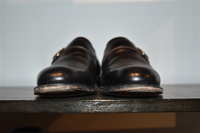 Black Leather Church's Monkstrap, size 9