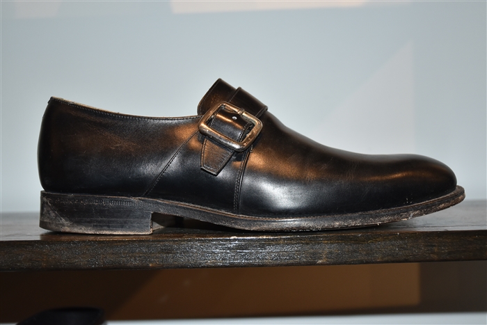 Black Leather Church's Monkstrap, size 9