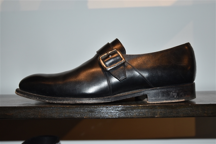 Black Leather Church's Monkstrap, size 9