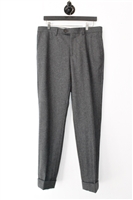 Dark Ash Brunello Cucinelli Trousers, size 34