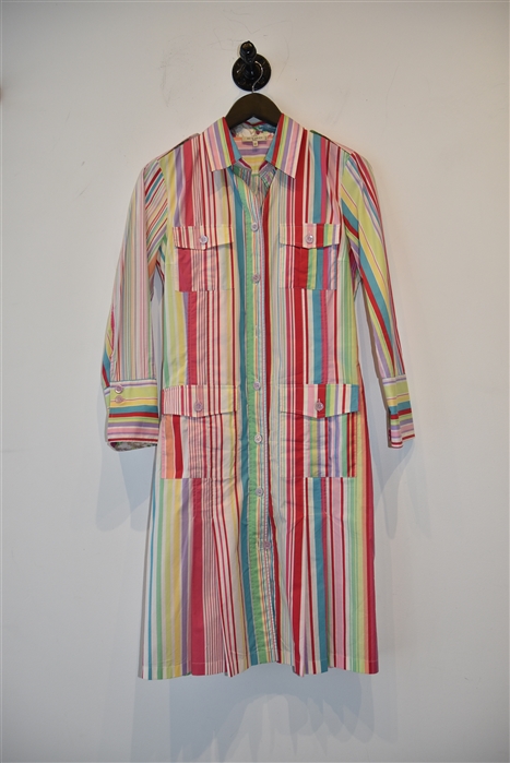Striped Etro Shirt Dress, size 6