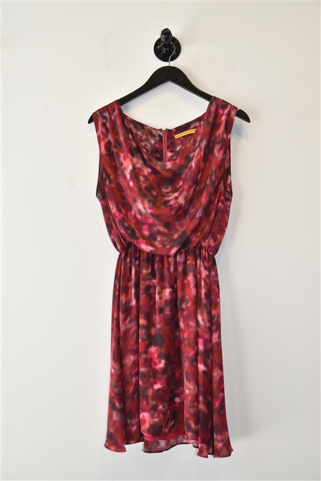 Abstract Print Alice + Olivia A-Line Dress, size S