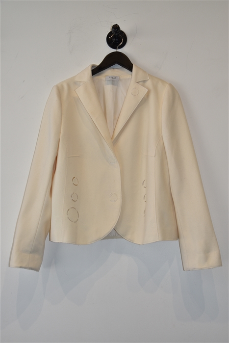 Cream Akris - Punto Blazer, size 14