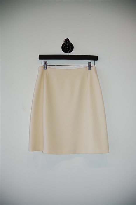 Cream Louis Feraud Pencil Skirt, size 8