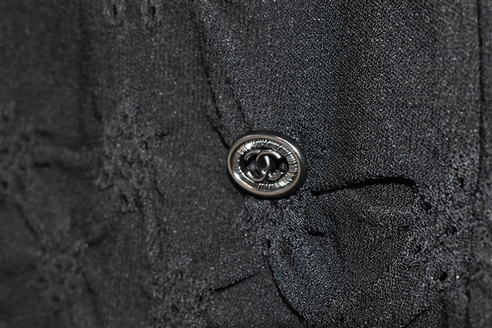 Basic Black Chanel Fit & Flare Dress, size 8