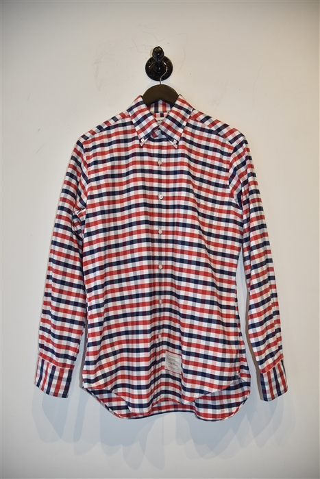Check Thom Browne Button Shirt, size L