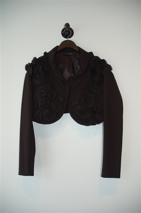 Basic Black Twin-Set Cropped Jacket, size M