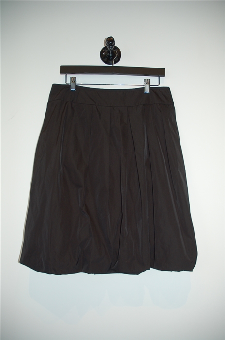 Satin Black Lida Baday Bubble Skirt, size 10