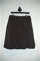 Satin Black Lida Baday Bubble Skirt, size 10