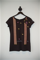 Black Versace Jeans Couture T-Shirt, size 8