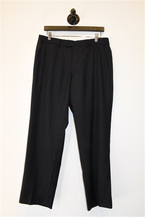 Navy Pinstripe Emporio Armani Trousers, size 33