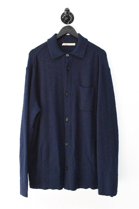 Navy Maurizio Baldassari Cardigan, size XL