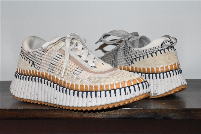 Mixed Neutrals Chloe Sneaker, size 8
