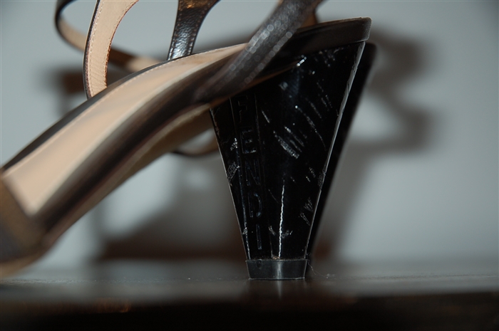 Monogram Fendi Sandal, size 7.5