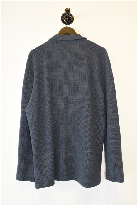 Slate Blue Isaia Cardigan, size XL