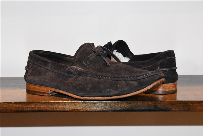 Navy Kiton Moccasin, size 9