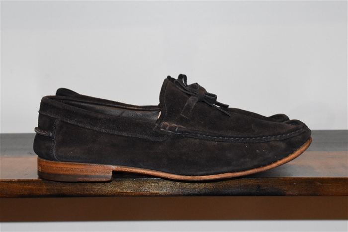 Navy Kiton Moccasin, size 9