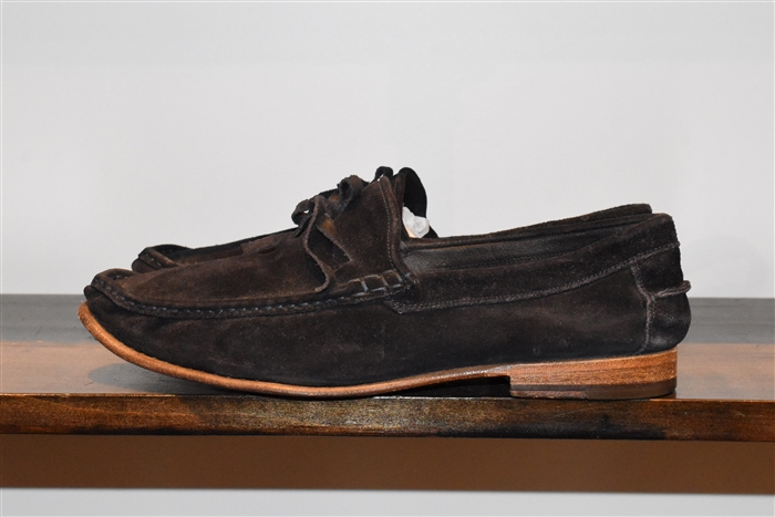 Navy Kiton Moccasin, size 9