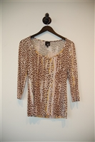 Animal Print Just Cavalli Pullover, size S