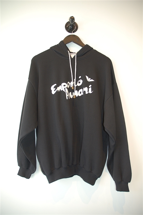 Black Emporio Armani Hoodie, size L