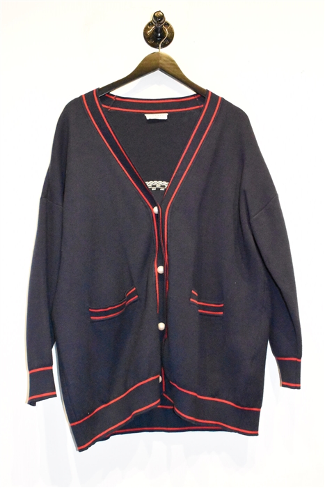 Navy Sandro Cardigan, size S