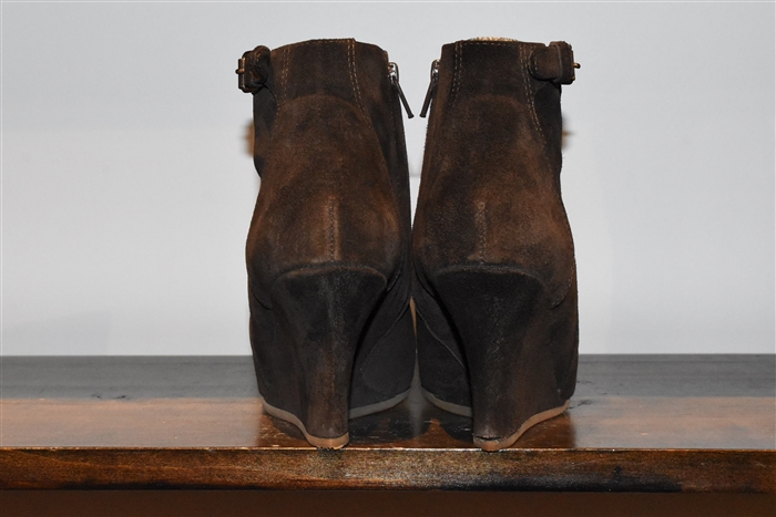 Espresso Lanvin Booties, size 6