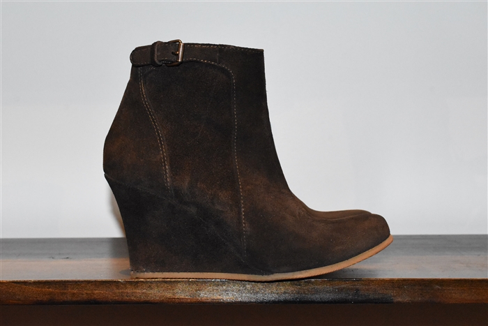 Espresso Lanvin Booties, size 6