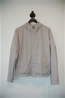 Pale Gray Eleventy Zippered Jacket, size L