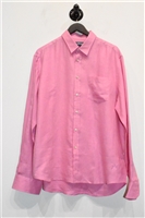 Candy Pink Vilebrequin Button Shirt, size 2XL