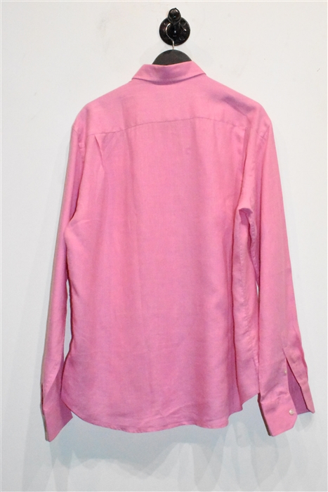 Candy Pink Vilebrequin Button Shirt, size 2XL