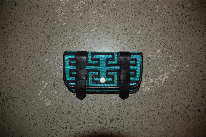 Black & Teal Proenza Schouler Wallet, size M