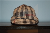 Check Burberry Cap, size M