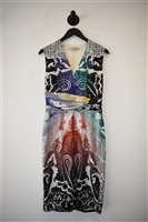 Damask Etro Sheath Dress, size 8