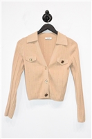 Beige Sandro Cardigan, size S