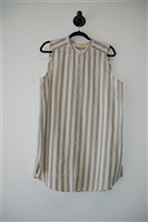 White & Gray Eileen Fisher Sleeveless, size L