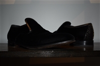 Black Velvet Salvatore Ferragamo Loafer, size 8.5